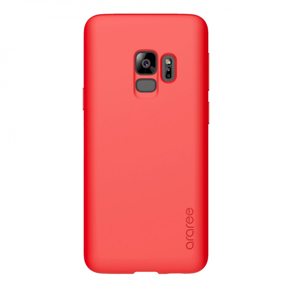 Araree Airfit Pop for Samsung Galaxy S9+ (Snow Red (Red/White))