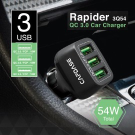 Capdase 3-port QC 3.0 Car Charger Rapider 3Q54