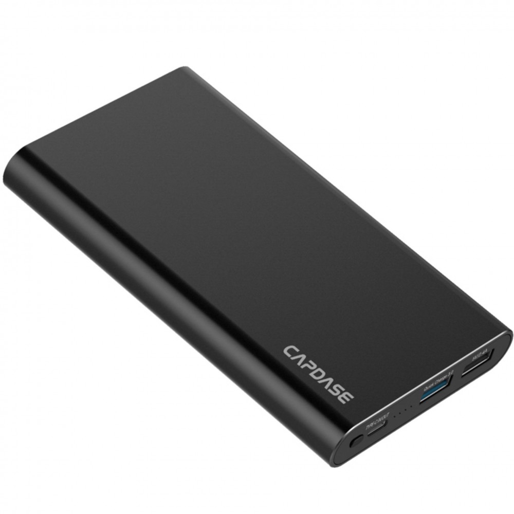 Capdase Hyper10 II QC3.0 + TYPE C PD Power Bank with QC 3.0 Quick Charger (Black)