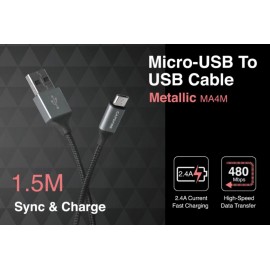 Capdase Metallic Micro USB to USB-A Cable