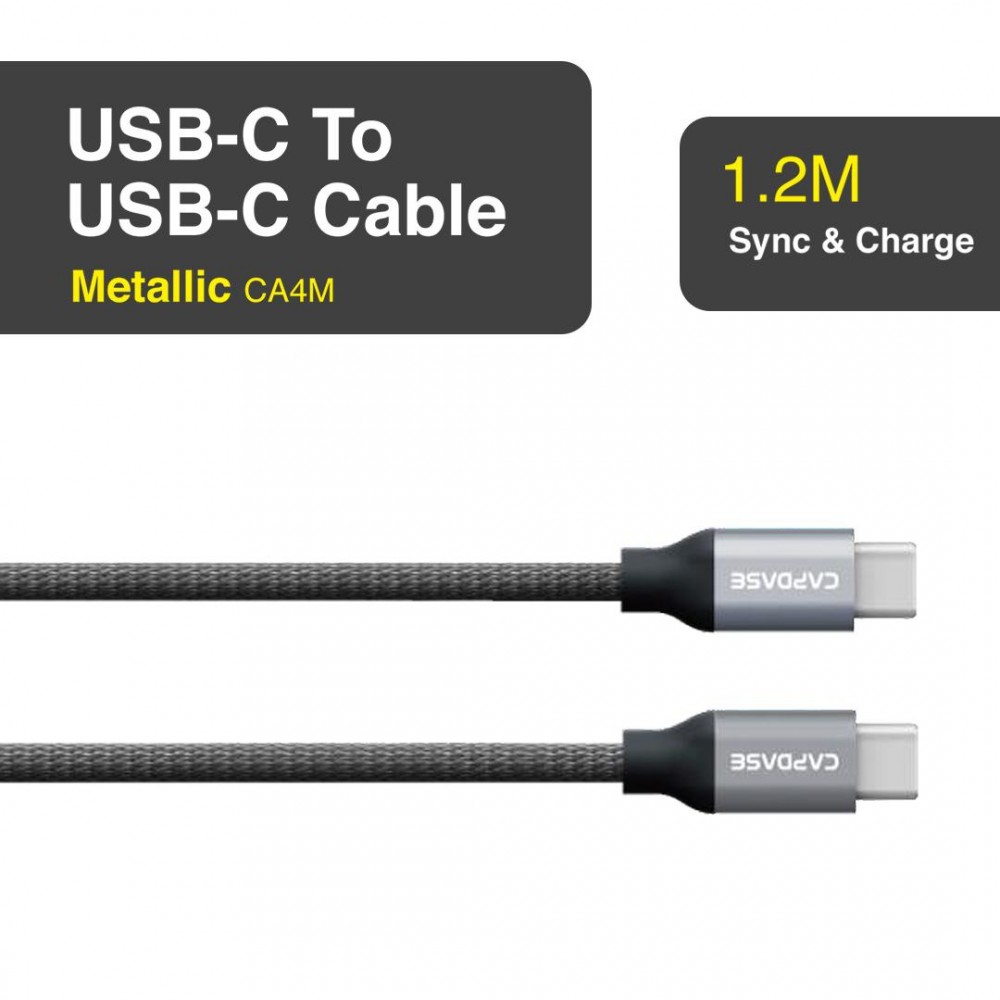 Capdase Metallic USB-C to USB-C (1.2M)