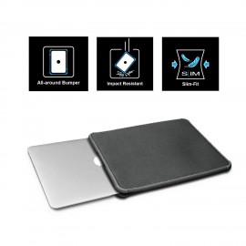 Capdase ProKeeper Bumper Slipin for 12  Laptop, Macbook 12  (Black) macbook 12