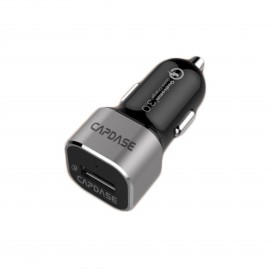Capdase QC 3.0 Car Charger Rover Solo 1P18 (Black/Silver)