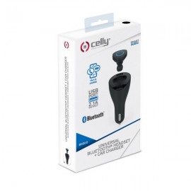 Celly Bluetooth Earphone with Car Charger for Universal Use