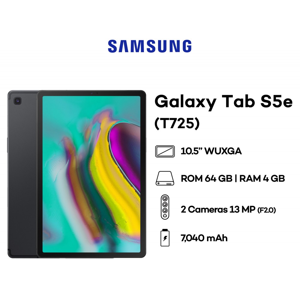 Samsung Galaxy Tab S5E 2019 (T725) - 4GB RAM - 64GB ROM Samsung Galaxy Tab S5E 2019 (T725) - 4GB RAM - 64GB ROM