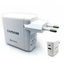 Capdase Capdase Charger - Ranger 2P33B_EU with USB C to USB C and USB A to Micro USB Cables -- white  (4894478018614)