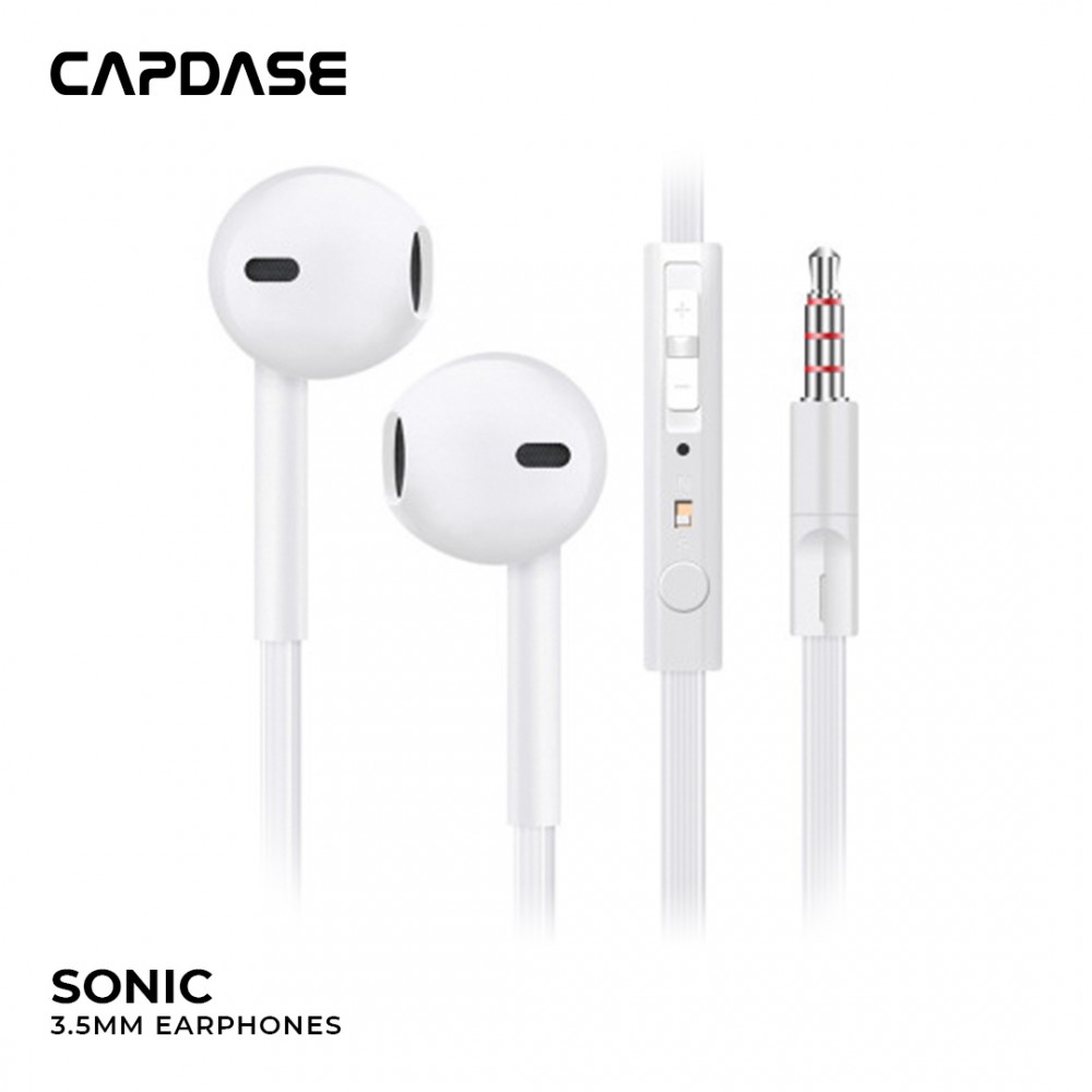 Capdase Capdase Uni Earphones Sonic White 4806530882149