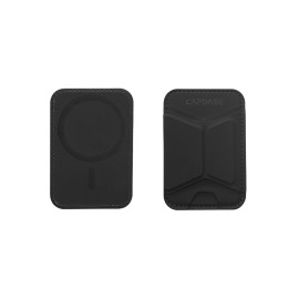 Capdase Capdase Uni - Magnetic Kickstand Card Pocket - Black (4894478022871)