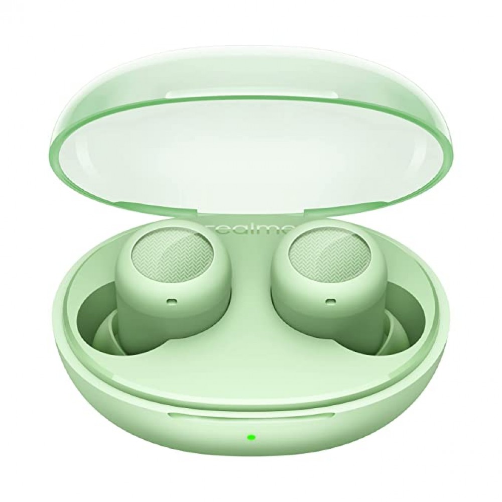 Realme earphones on sale green