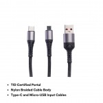 Realme Realme Acc - Techlife 2in1 Cable TLC001 (RTi64304243) - Black
