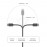 Lavanda Uni -Cable Full Speed Metal Braided Data Cable X2T - TYPE C